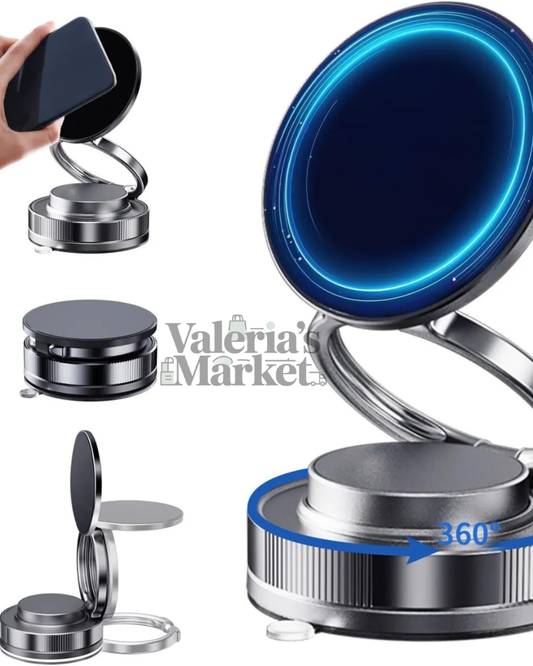 SOPORTE MAGNÉTICO 360° para Auto – Maneja Seguro y sin Distracciones 🚗