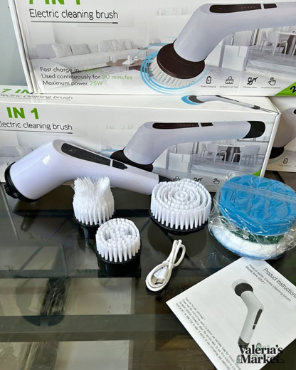 CEPILLO ELECTRICO DE LIMPIEZA 7 EN 1.   Hogar limpio y ordenado