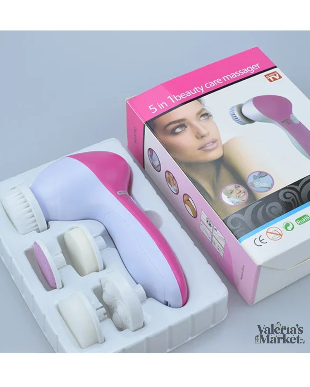 MINI MASAJEADOR FACIAL 5 EN 1. Tu piel como nueva hoy